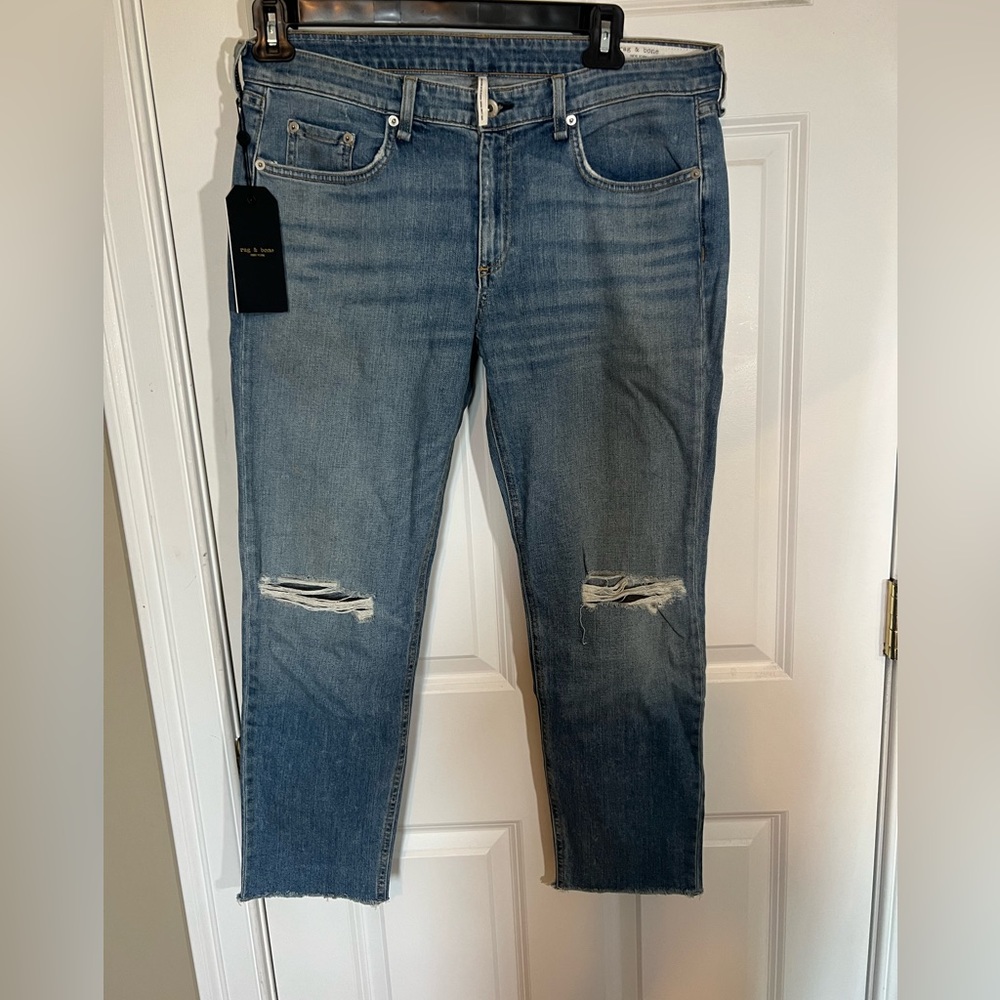 NWT Rag & Bone jeans low rise ankle boyfriend